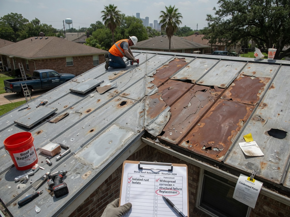 metal roofing in Baytown